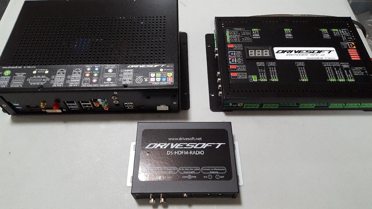 Drivesoft control module, switcher and FM tuner