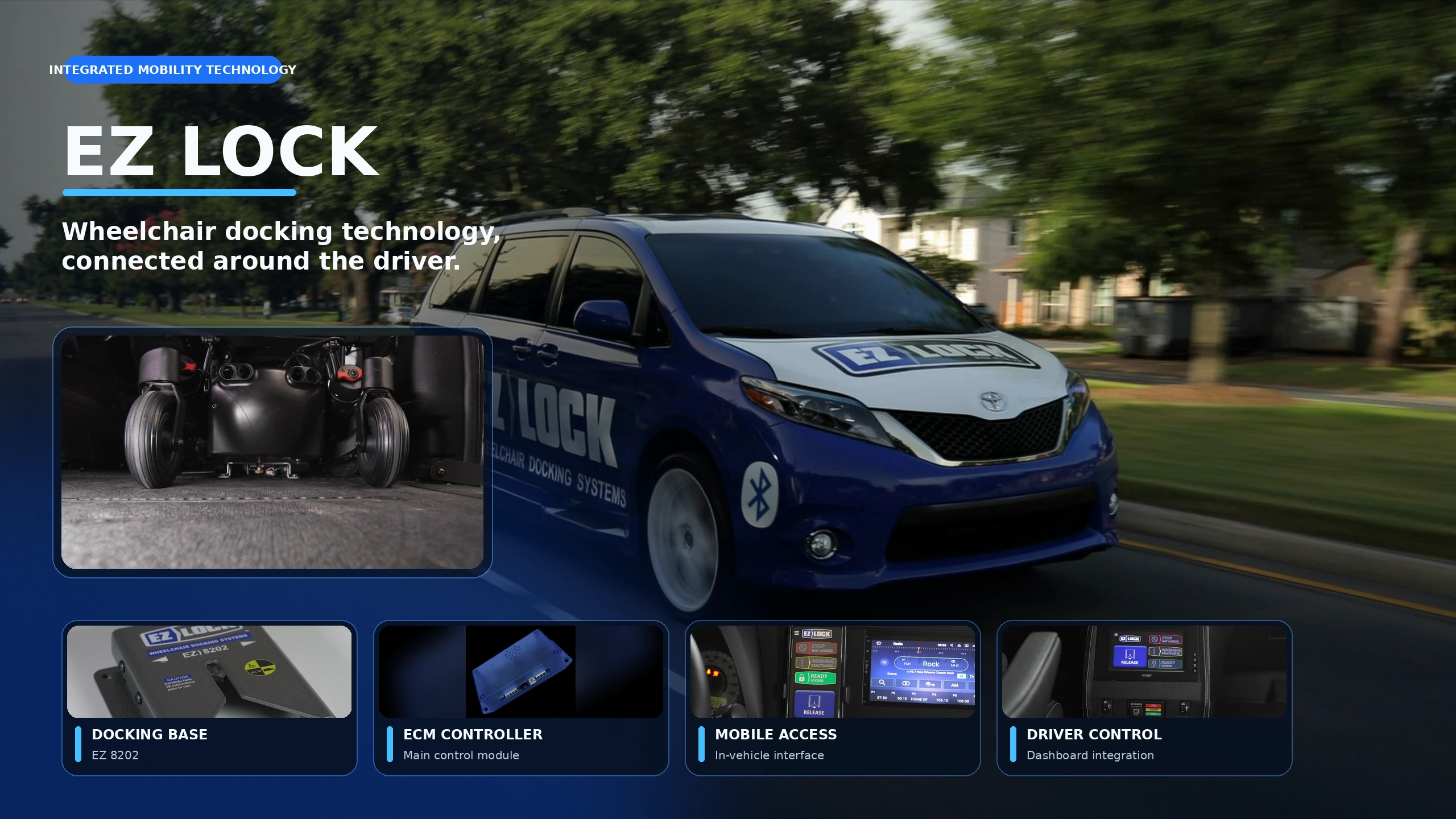 EZ LOCK Toyota Sienna on the road